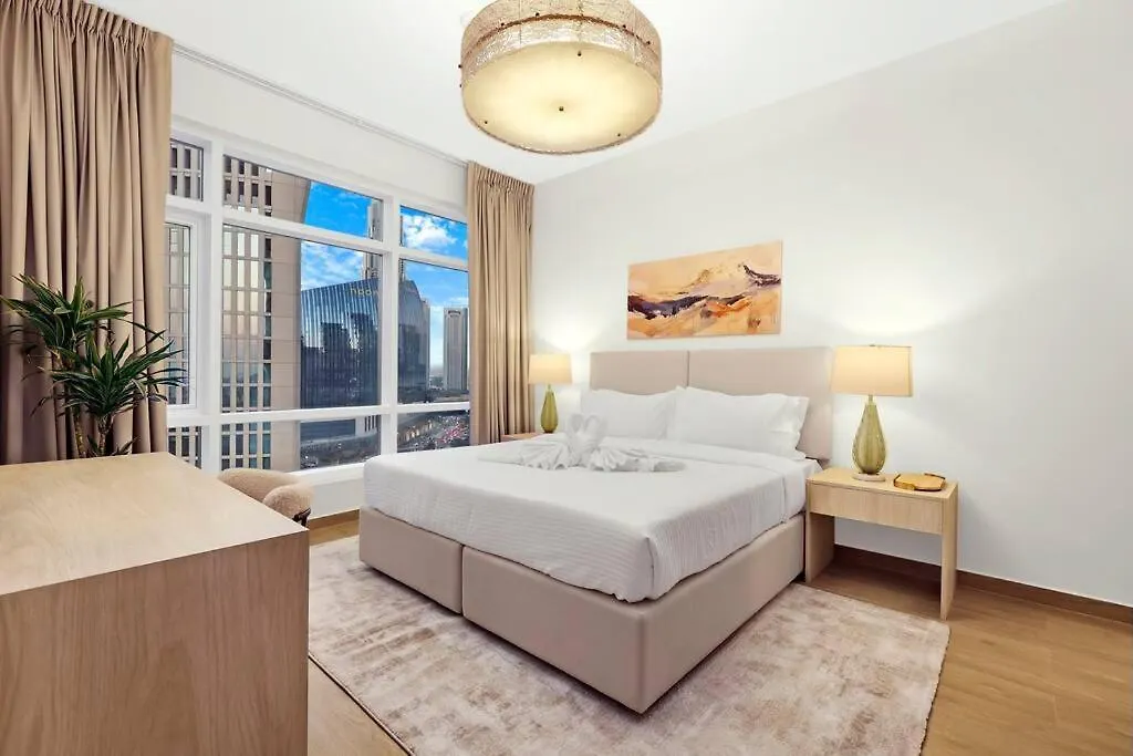 דובאי First Class 1Br Modern Downtown Oasis